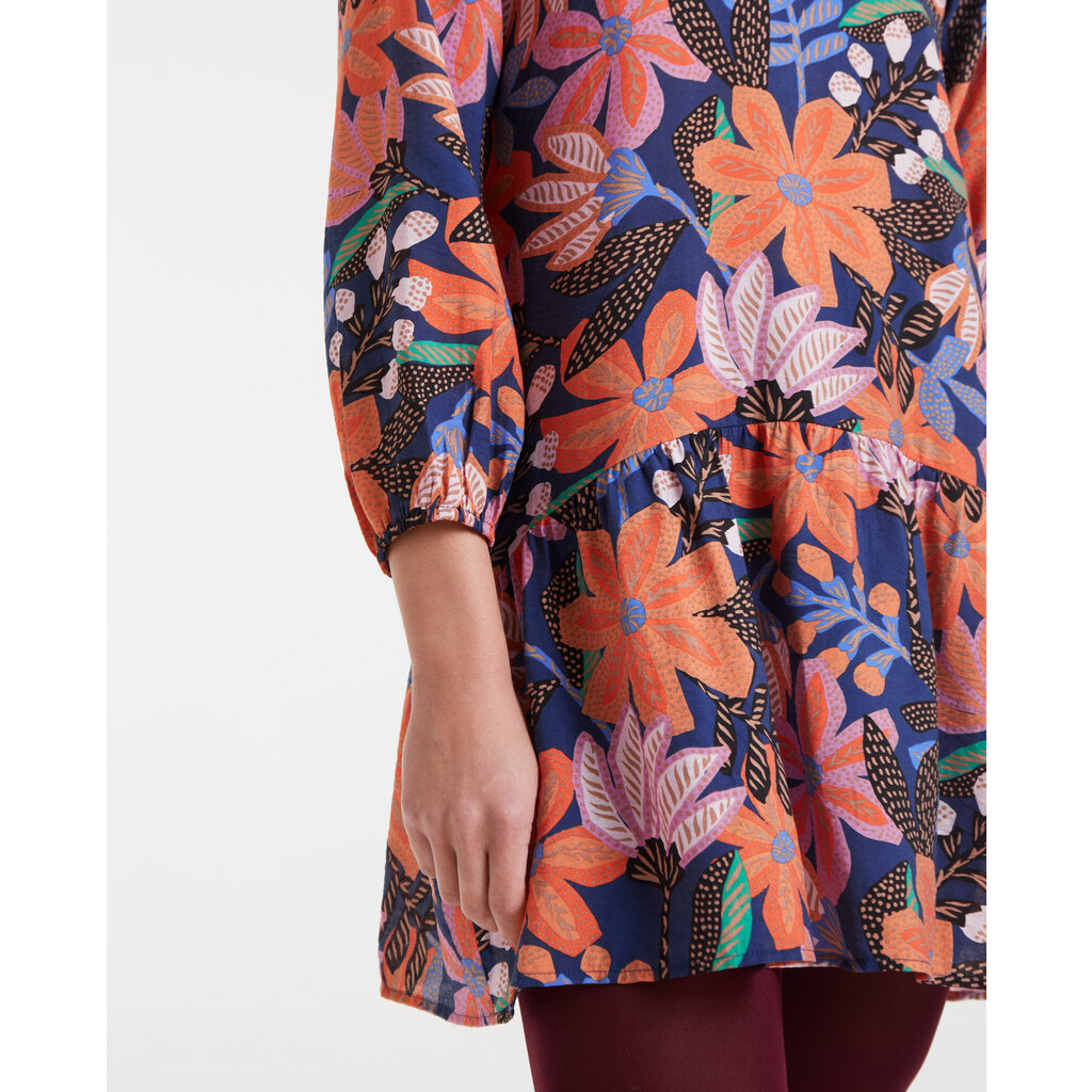 COMPANIA FANTASTICA COMPANIA 25H ROBE TIGERLILY FLOWERS MULTI