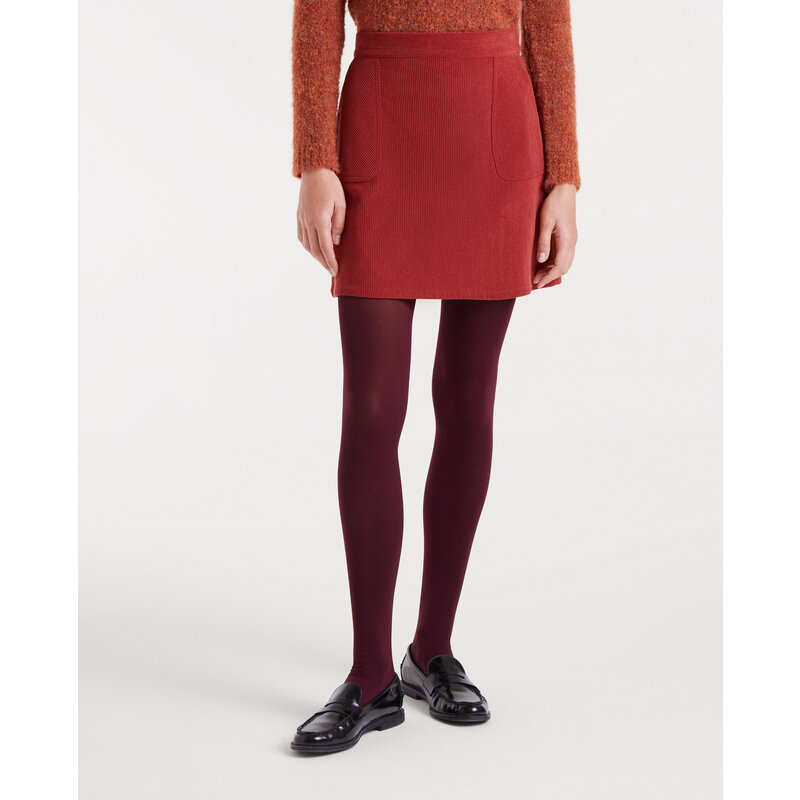 COMPANIA FANTASTICA COMPANIA FANTASTICA 25H JUPE COURTE CORDUROY BROWN