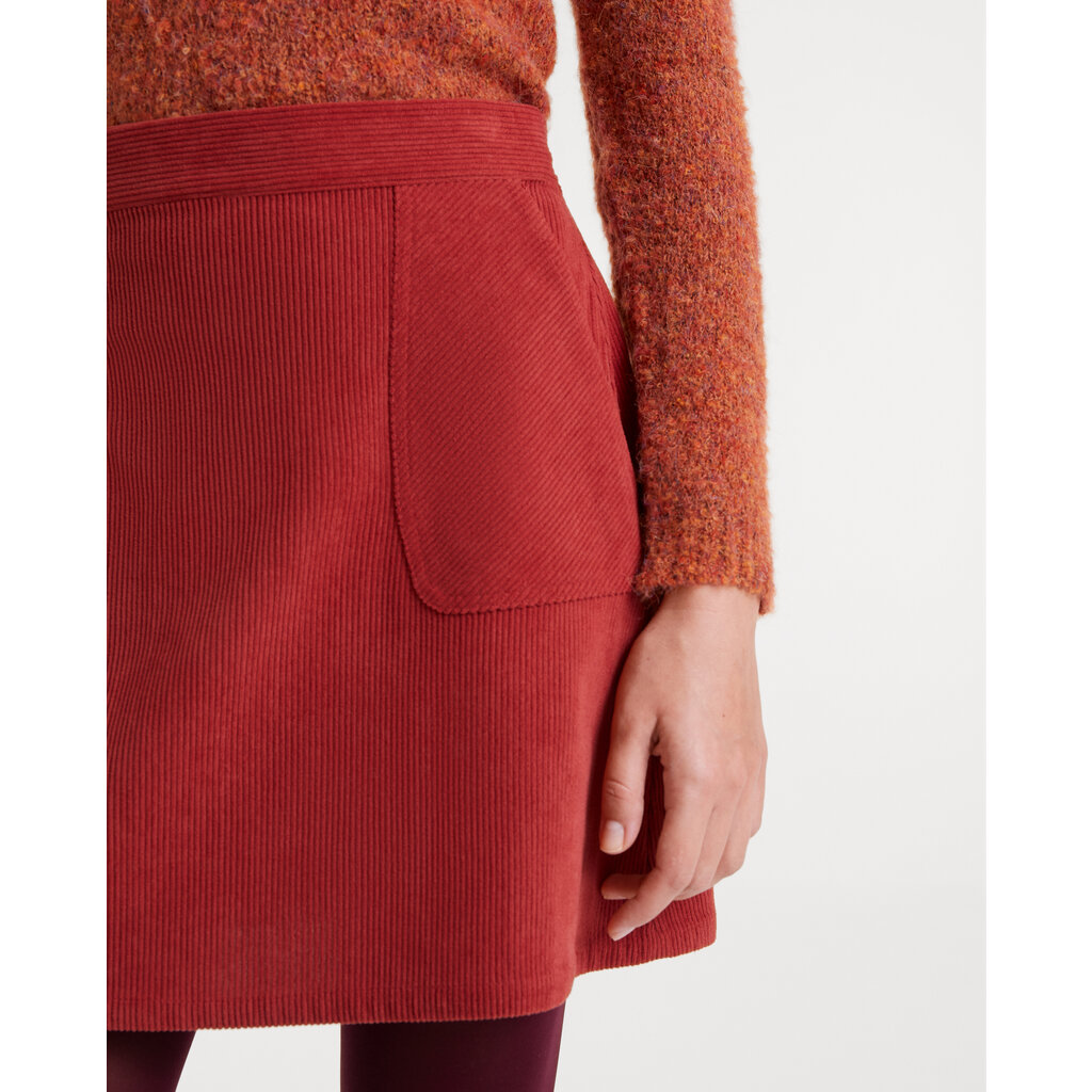 COMPANIA FANTASTICA COMPANIA FANTASTICA 25H JUPE COURTE CORDUROY BROWN