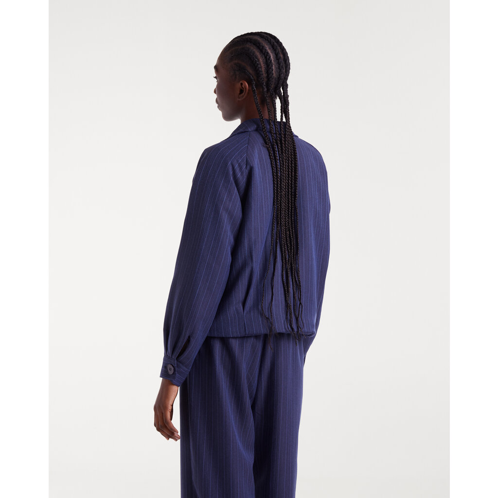 COMPANIA FANTASTICA COMPANIA FANTASTICA 25H JACKET STRIPES BLUE