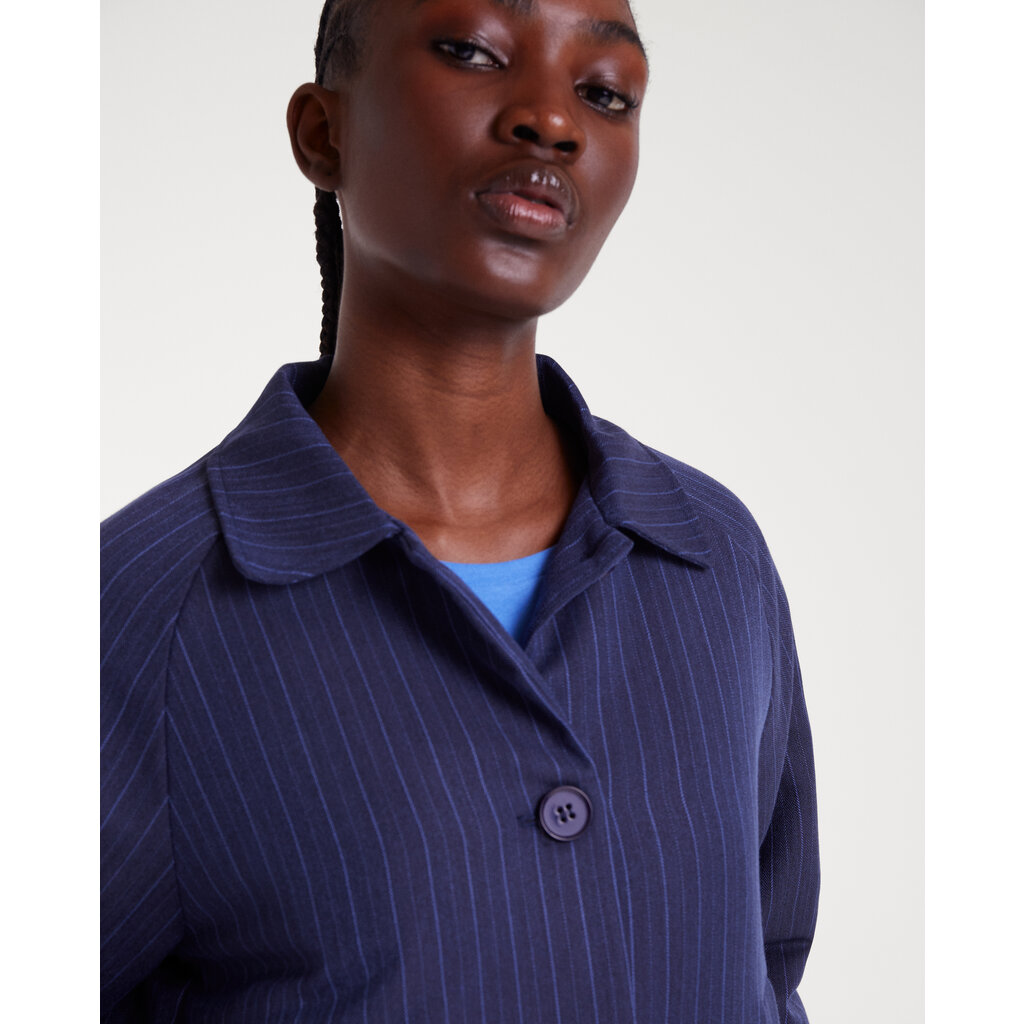 COMPANIA FANTASTICA COMPANIA FANTASTICA 25H JACKET STRIPES BLUE