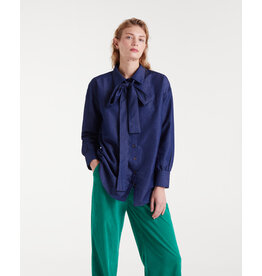 COMPANIA FANTASTICA COMPANIA FANTASTICA 25H CHEMISIER AVEC NOEUD BLUE