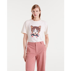 COMPANIA FANTASTICA COMPANIA 25H TSHIRT CHAT ECRU