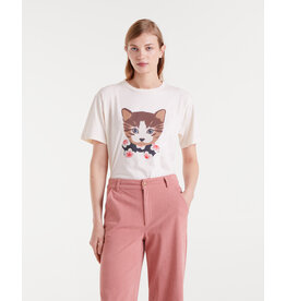 COMPANIA FANTASTICA COMPANIA 25H TSHIRT CHAT ECRU