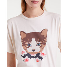 COMPANIA FANTASTICA COMPANIA FANTASTICA 25H TSHIRT CHAT ECRU