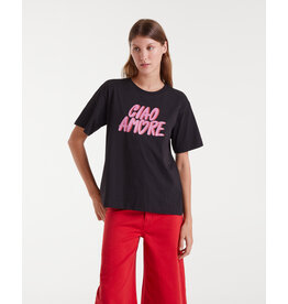 COMPANIA FANTASTICA COMPANIA 25H TSHIRT CIAO AMORE BLACK