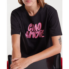 COMPANIA FANTASTICA COMPANIA 25H TSHIRT CIAO AMORE BLACK
