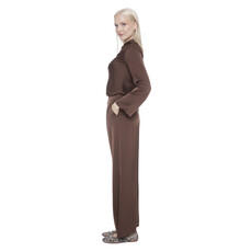I LOVE TYLER MADISON TYLER MADISON 25H BELIZE WIDE LEG PANT SATINE BROWN