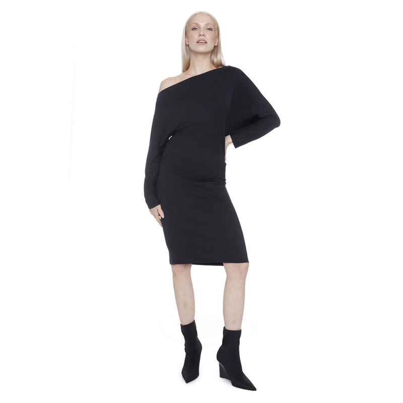 I LOVE TYLER MADISON TYLER MADISON 25H ROBE MANCHES RAGLAN BLACK