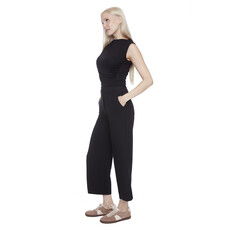 I LOVE TYLER MADISON TYLER MADISON 25H PANT CROP PULL ON WIDE LEG BLACK