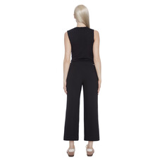 I LOVE TYLER MADISON TYLER MADISON 25H PANT CROP PULL ON WIDE LEG BLACK