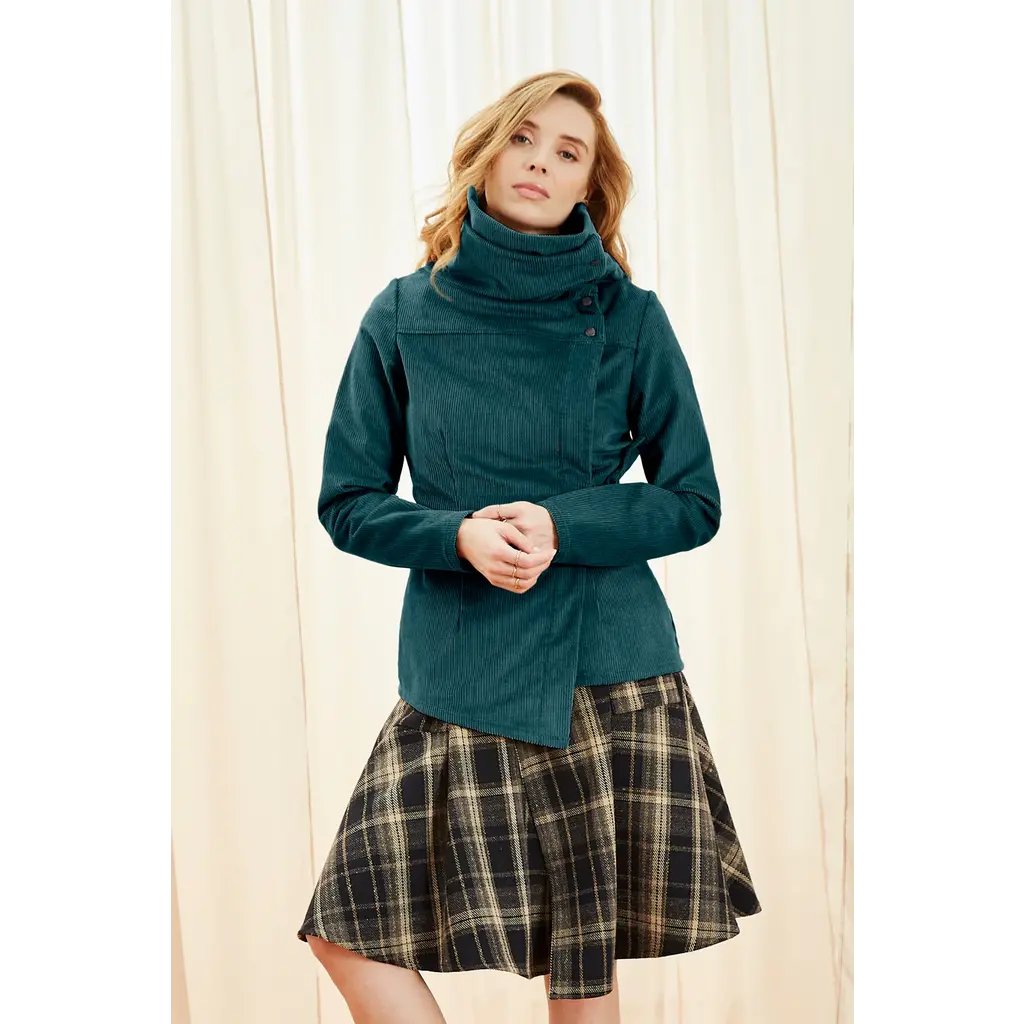 MELOW DESIGN MELOW 25H BLOUSON LUCIEN CORDUROY PETROLE