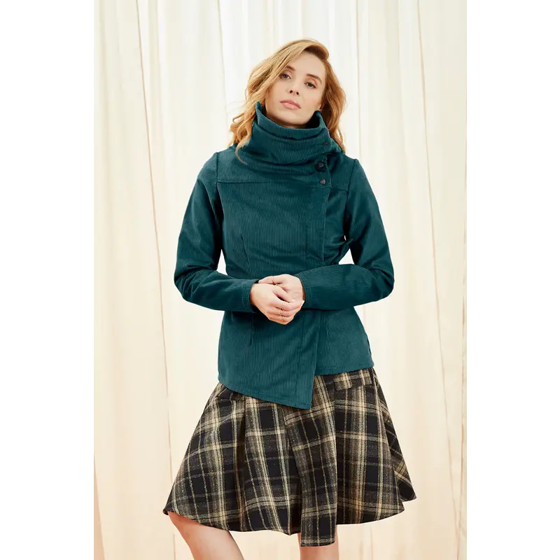 MELOW DESIGN MELOW 25H BLOUSON LUCIEN CORDUROY PETROLE