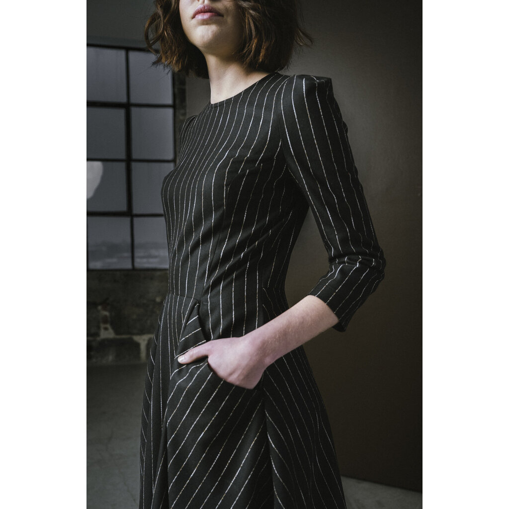 BODY BAG BODY BAG 25H ROBE REGENT PINSTRIPES NOIR/BLANC