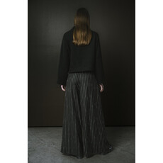 BODY BAG BODY BAG 25H PANTALON NANCY PINSTRIPES NOIR/BLANC