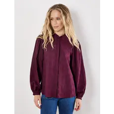 APRICOT APRICOT 25H CHEMISIER BRODERIE FLEURS BURGUNDY