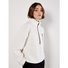 APRICOT APRICOT 25H CHANDAIL POLAR ZIP POCKET WHITE