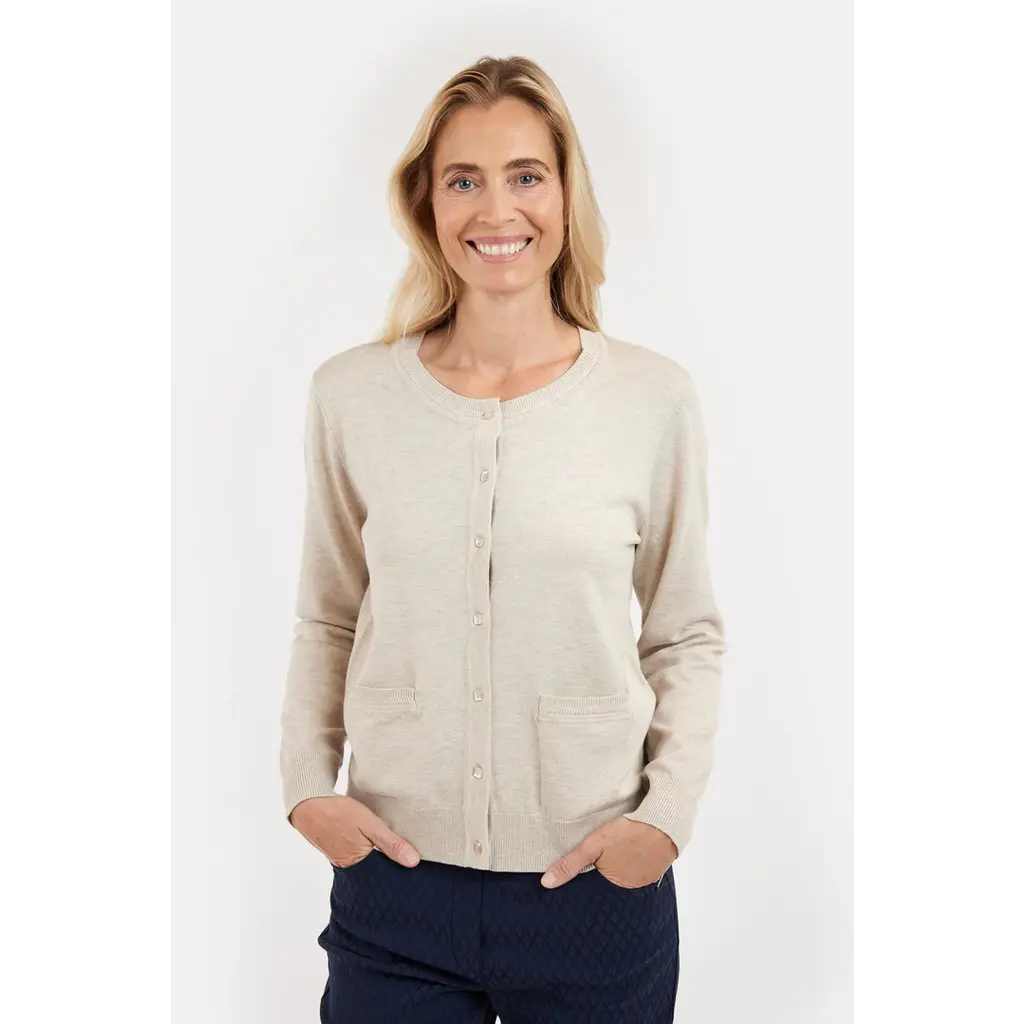 BRANDTEX BRANDTEX 25H CARDIGAN BEIGE