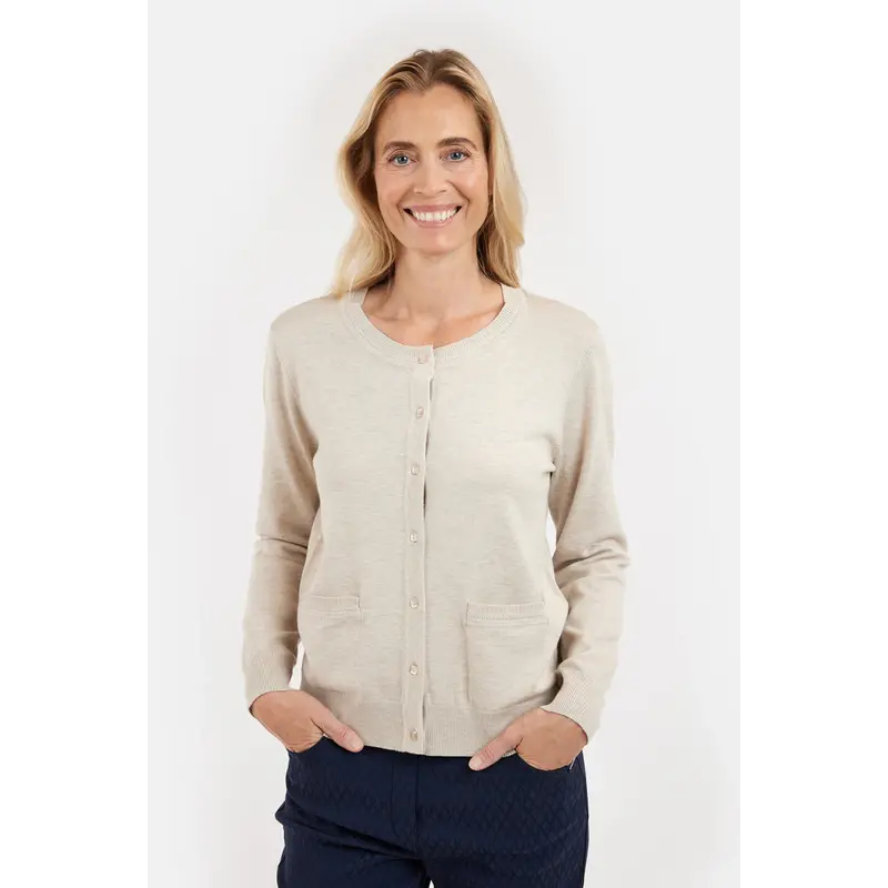 BRANDTEX BRANDTEX 25H CARDIGAN BEIGE