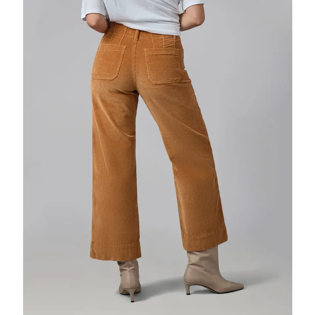 LOLA JEANS LOLA JEANS 25H COLETTE HR WIDE CORDUROY 30'' SUNCLOUD