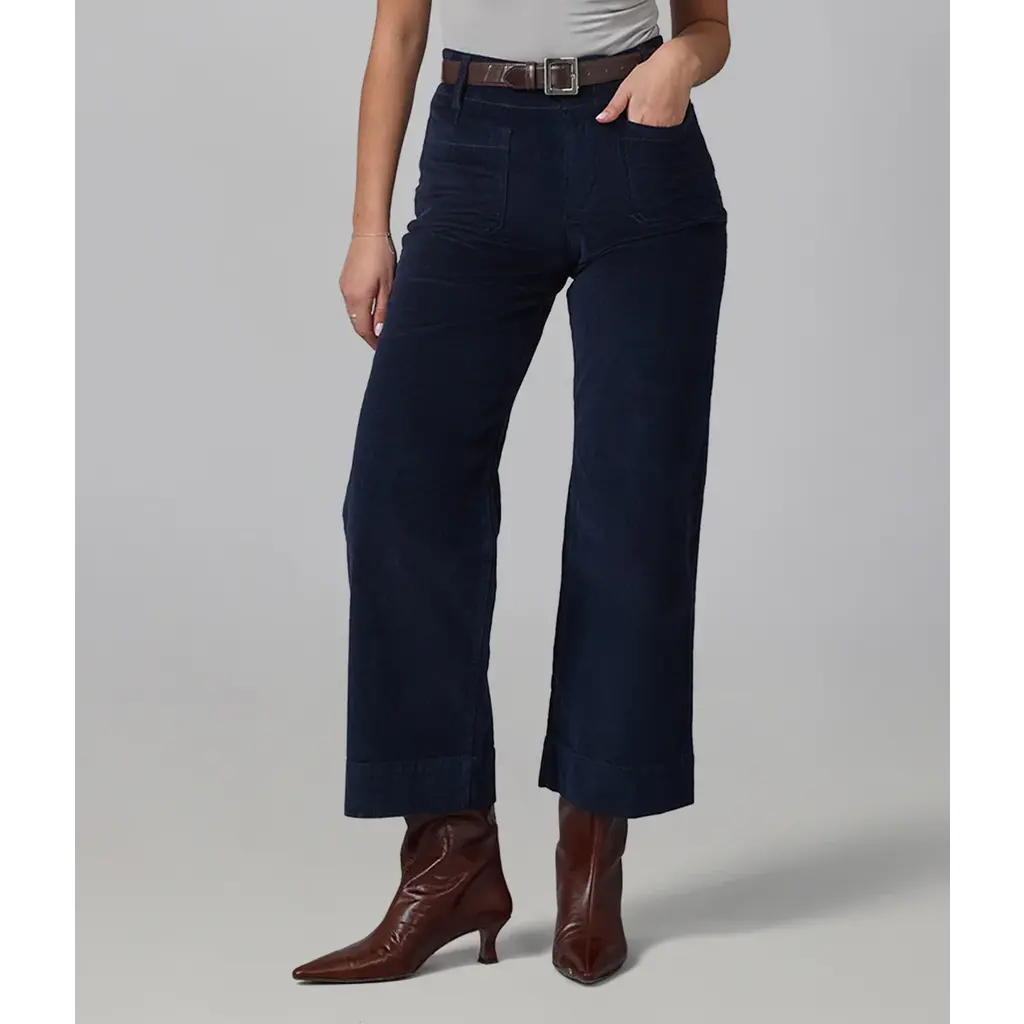 LOLA JEANS LOLA JEANS 25H COLETTE HR WIDE CORDUROY 30'' DUSK