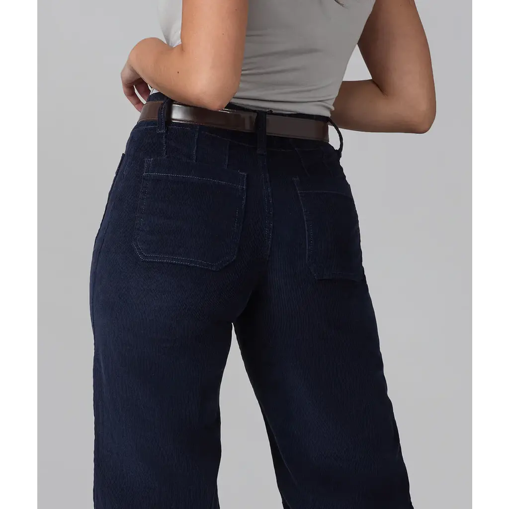 LOLA JEANS LOLA JEANS 25H COLETTE HR WIDE CORDUROY 30'' DUSK