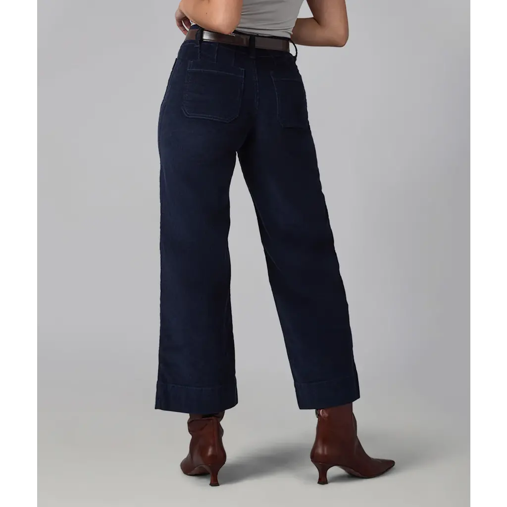 LOLA JEANS LOLA JEANS 25H COLETTE HR WIDE CORDUROY 30'' DUSK