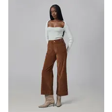 LOLA JEANS LOLA JEANS 25H COLETTE HR WIDE CORDUROY 30'' BRUN