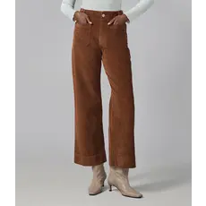 LOLA JEANS LOLA JEANS 25H COLETTE HR WIDE CORDUROY 30'' BRUN