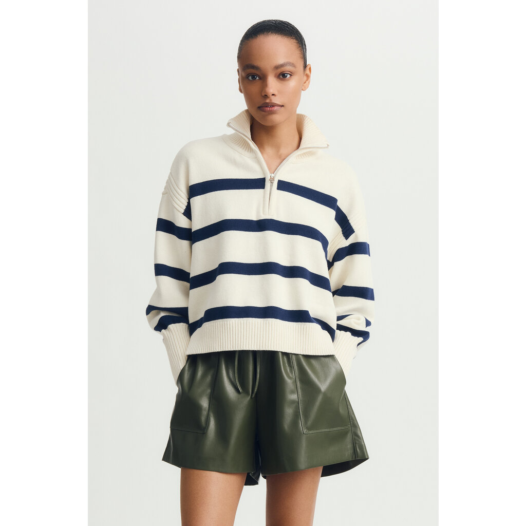 MELISSA NEPTON MELISSA NEPTON MIA SWEATER WHITE/NAVY STRIPE