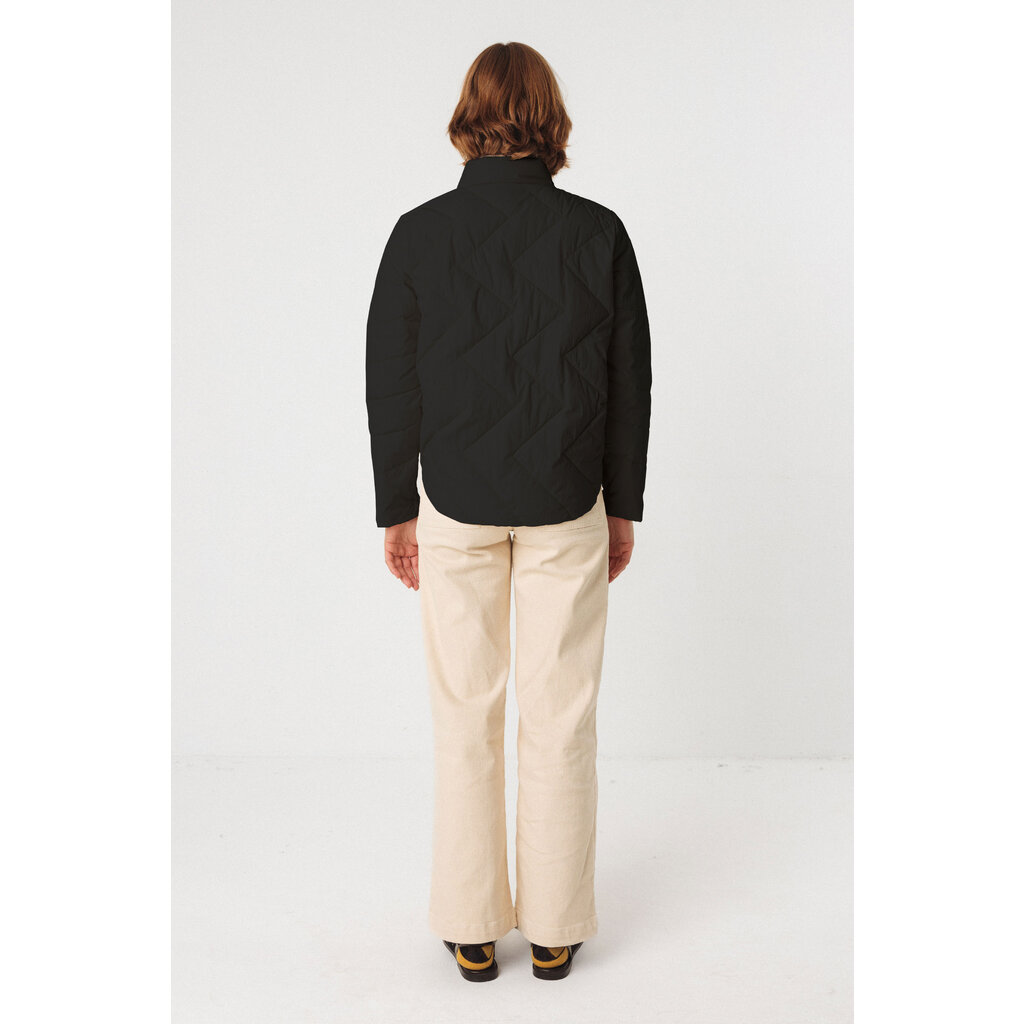 SKFK SKFK 25H JACKET EIRA MATELASSE COL CHEMINEE NOIR