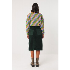 SKFK SKFK 25H JUPE MIDI MEDEA CORDUROY VERT