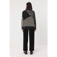 SKFK SKFK 25H PULL TRICOT STRUCTURE NOIR/CREME