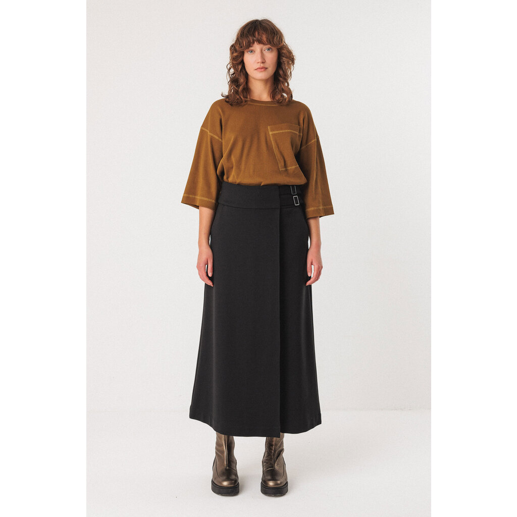 SKFK SKFK 25H PANTALON DRAPE ARAIKA NOIR