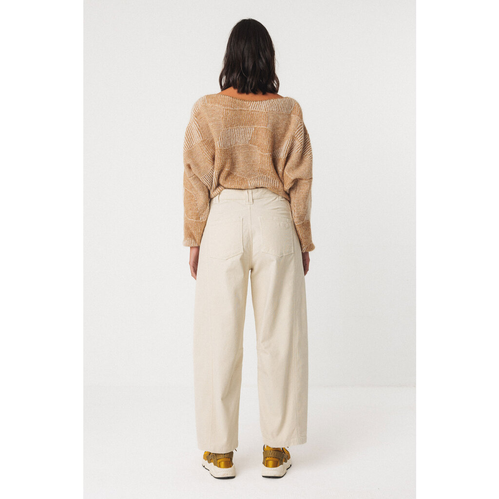 SKFK SKFK 25H PANTALON NARKUE AMPLE CORDUROY CREME