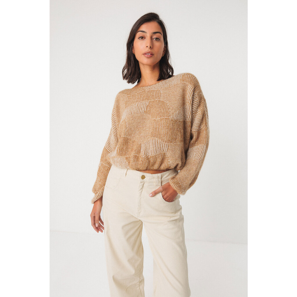 SKFK SKFK 25H PANTALON NARKUE AMPLE CORDUROY CREME