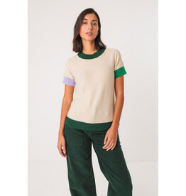 SKFK SKFK 25H TOP ARHAN M COURTES CREME/VERT/LILAS