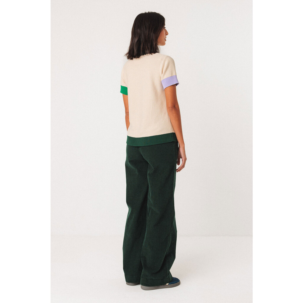 SKFK SKFK 25H TOP ARHAN M COURTES CREME/VERT/LILAS