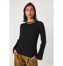 SKFK SKFK 25H TOP LERATE NOIR COL MONTANT MULTI