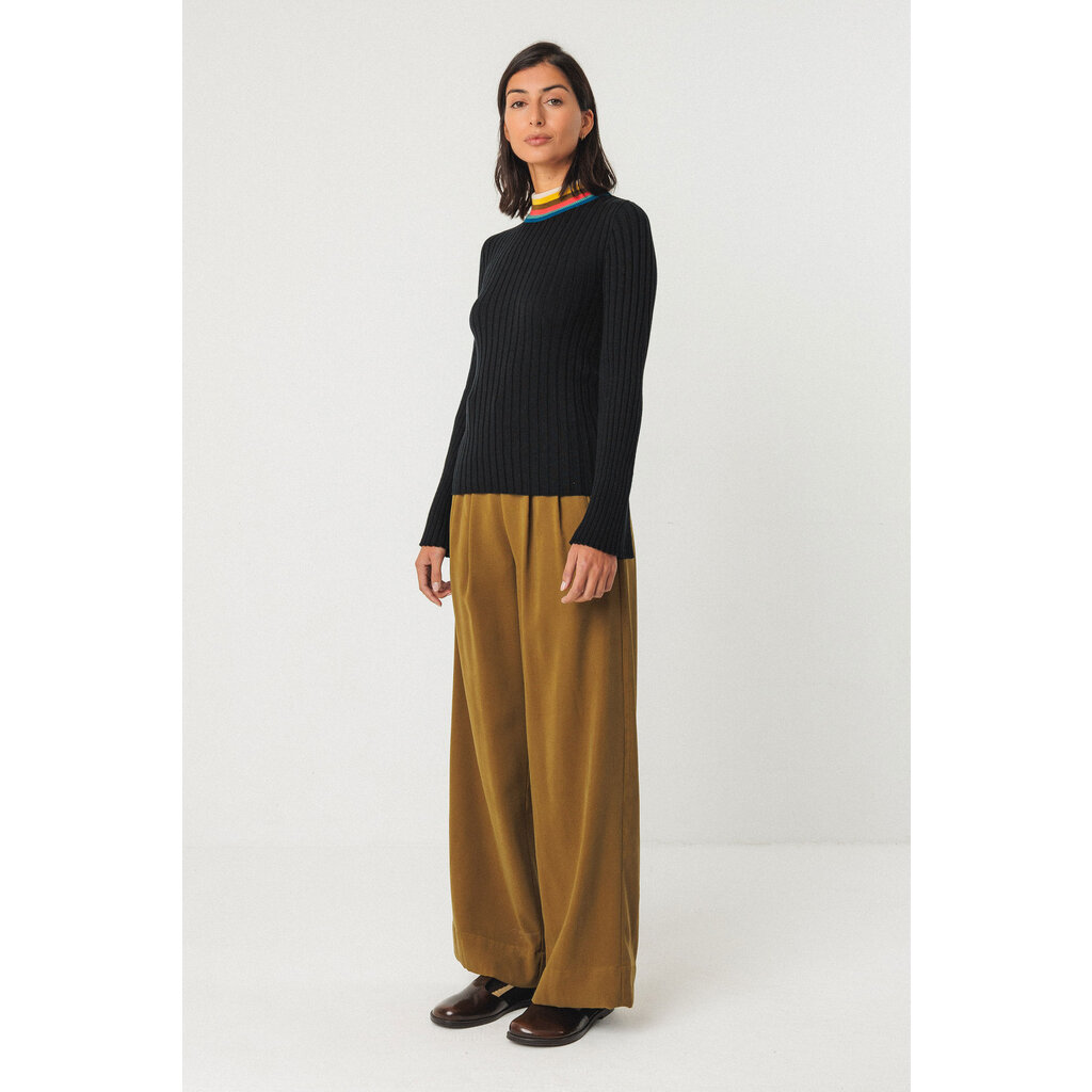 SKFK SKFK 25H TOP LERATE NOIR COL MONTANT MULTI