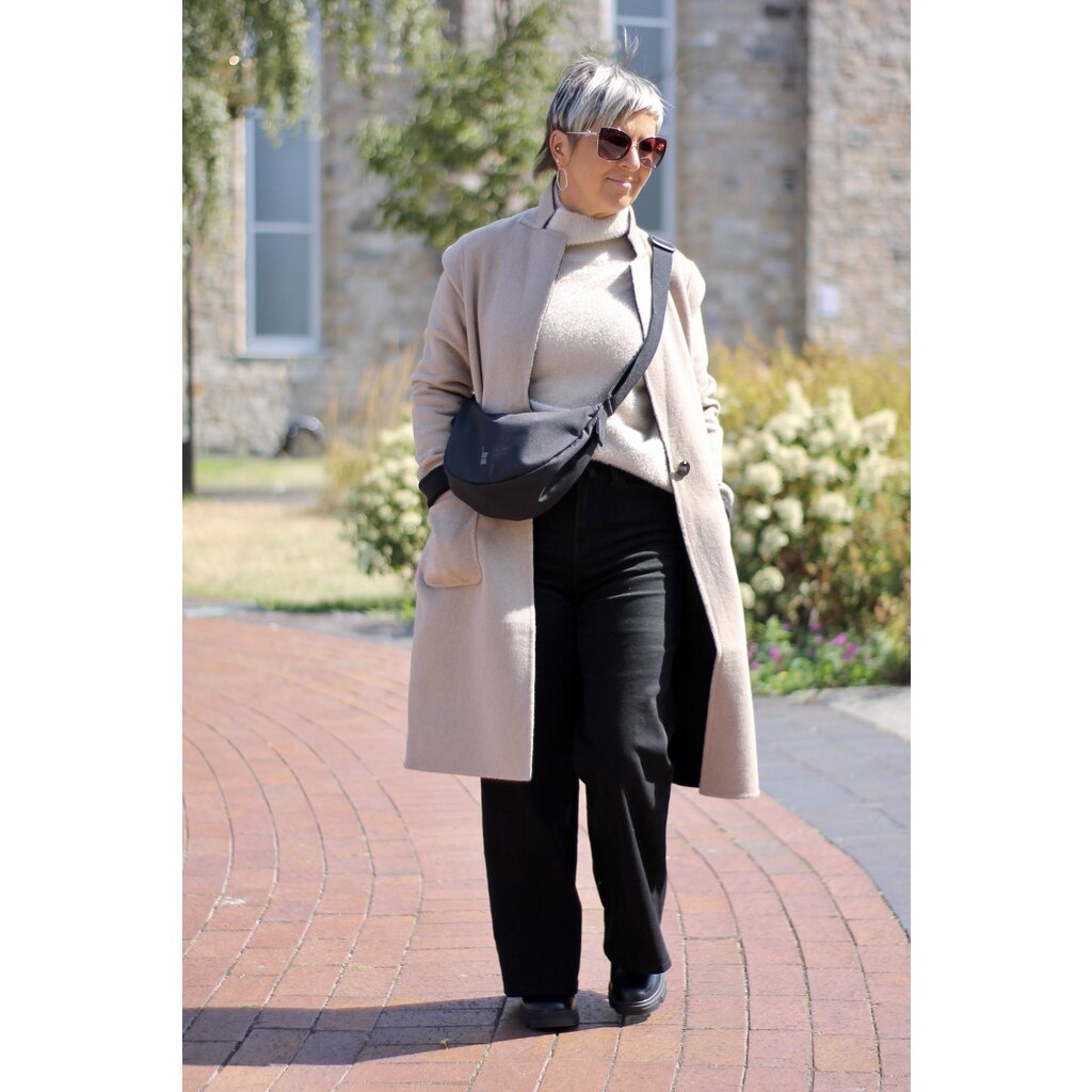 RENUAR RENUAR 25H MANTEAU REVERSIBLE DOUX TAN COMBO