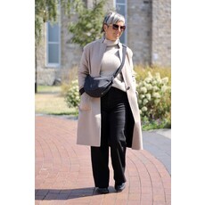 RENUAR RENUAR 25H MANTEAU REVERSIBLE DOUX TAN COMBO