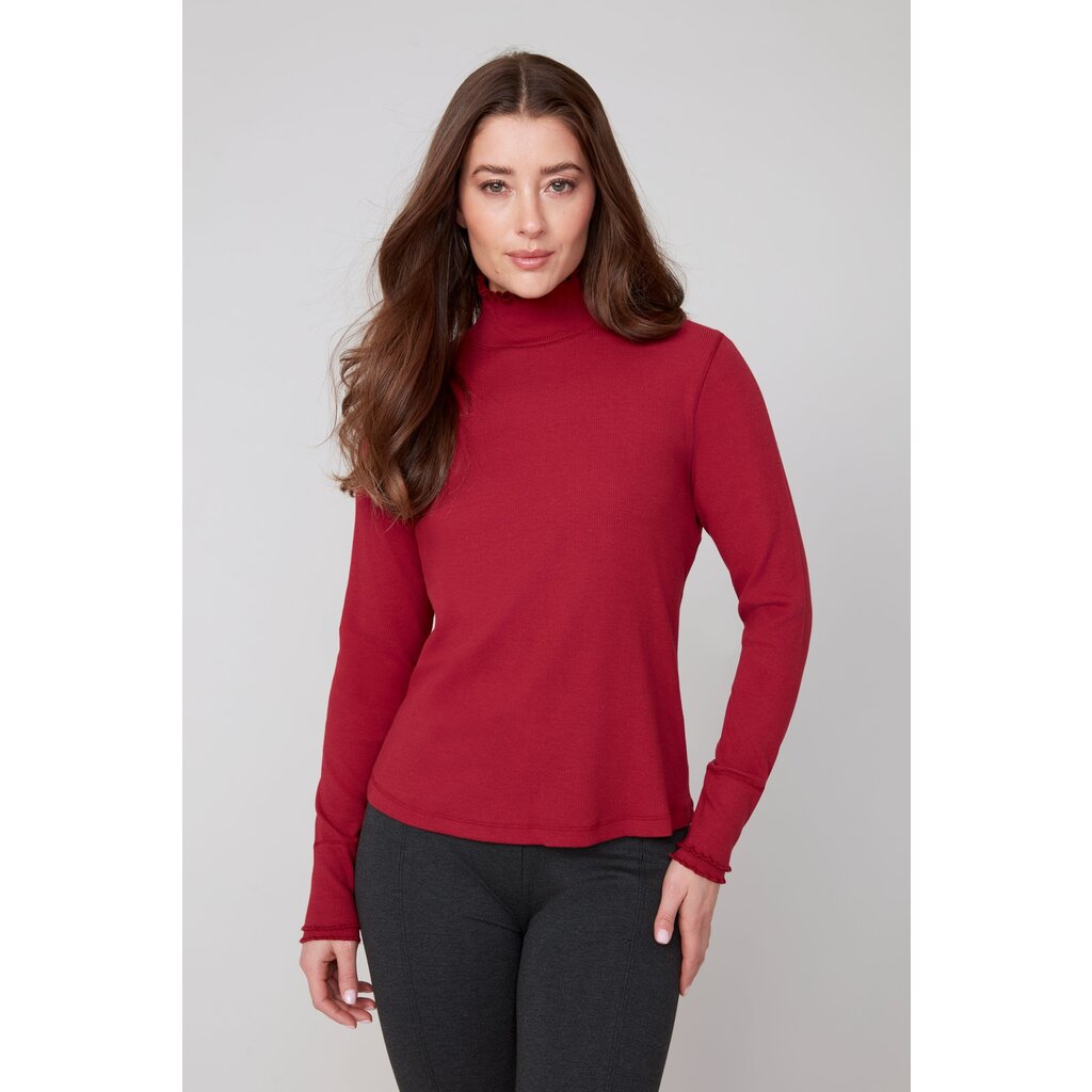 RENUAR RENUAR 25H CHANDAIL RIB COL HAUT FRISON PORTO