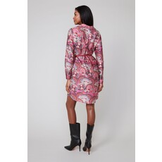 RENUAR RENUAR 25H ROBE CHEMISE MULBERRY COMBO