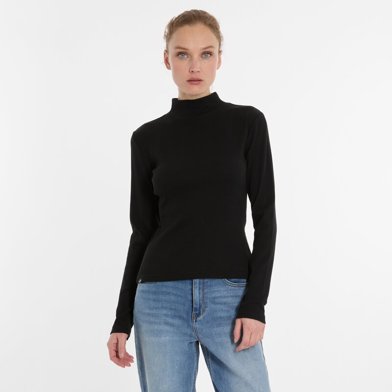 RAGWEAR RAGWEAR 25H TOP MOCK NECK JANELLE LONG BLACK