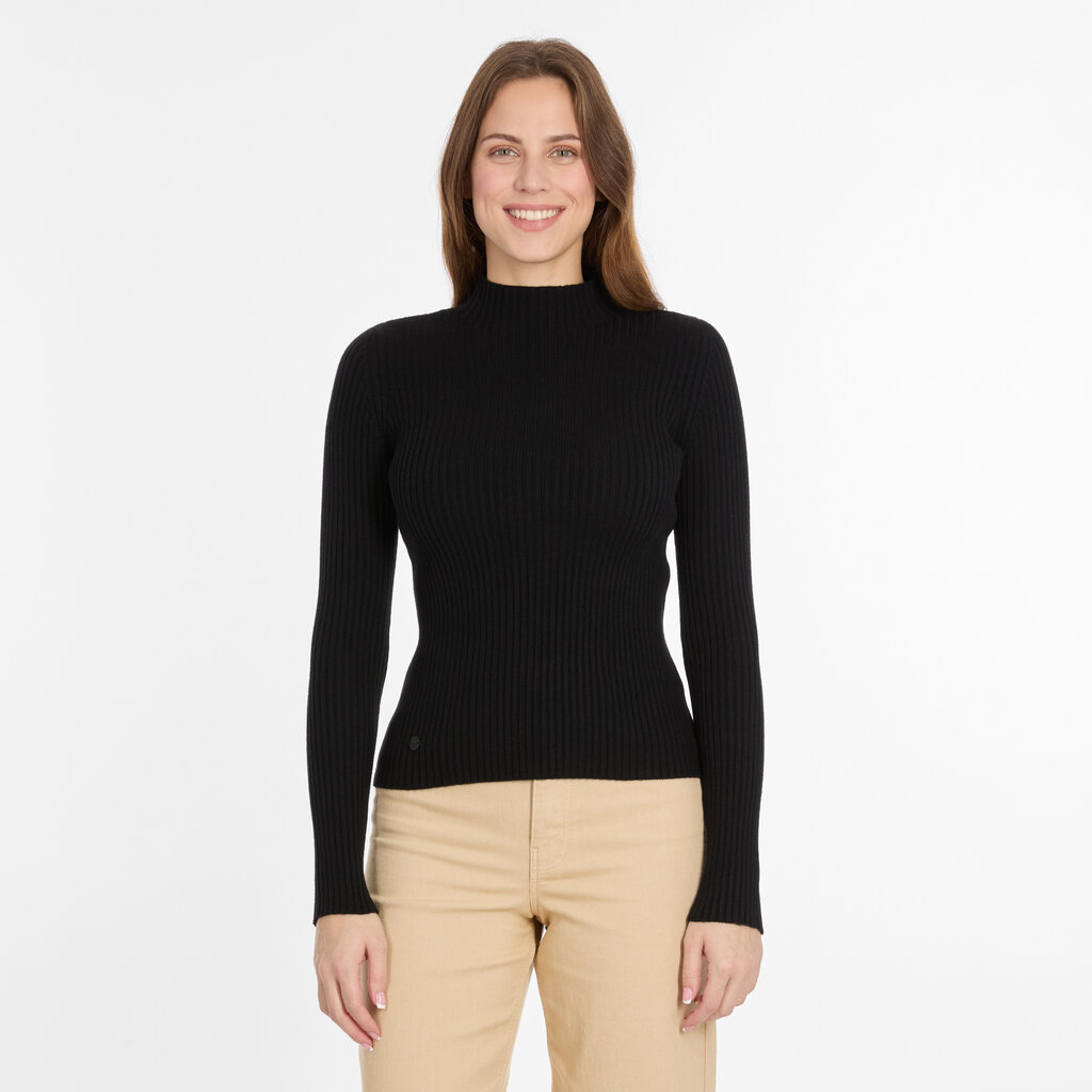 RAGWEAR RAGWEAR 25H FLATKNIT MILLENA MOCK NECK BLACK