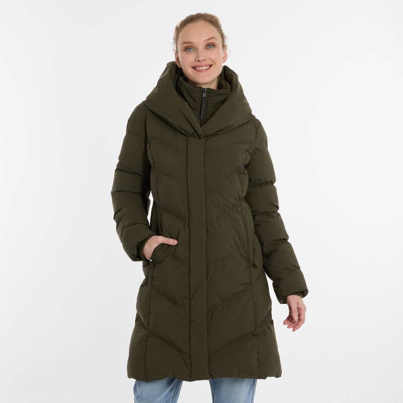 RAGWEAR RAGWEAR 25H MANTEAU NATALKA MATELASSE DARK OLIVE
