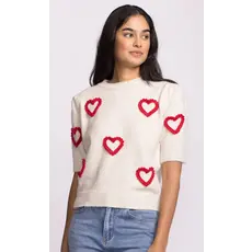 PINK MARTINI PINK MARTINI CHANDAIL COEUR OFFWHITE