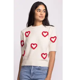 PINK MARTINI PINK MARTINI CHANDAIL COEUR OFFWHITE