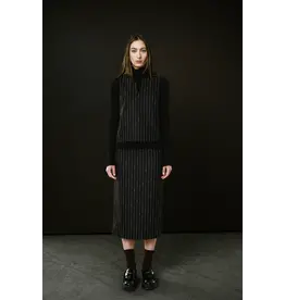 BODY BAG BODY BAG 25H HAUT REGENT S MANCHES PINS NOIR/BLANC